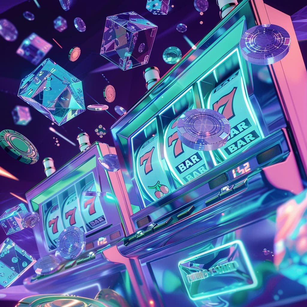 Ilustrasi permainan slot online di lapakslot